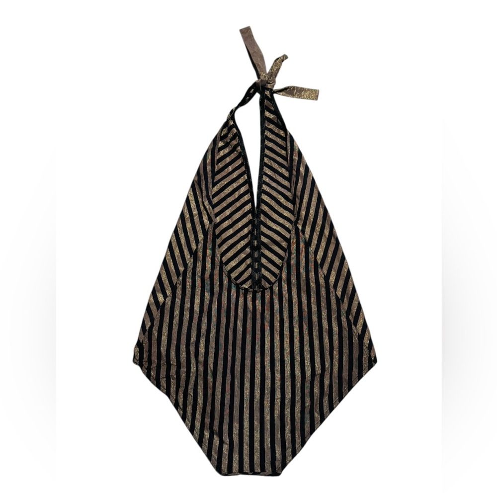 ERES***Gold/Black Halter-Neck One-Piece Swimsuit**US 10***$580 - Picture 7 of 8